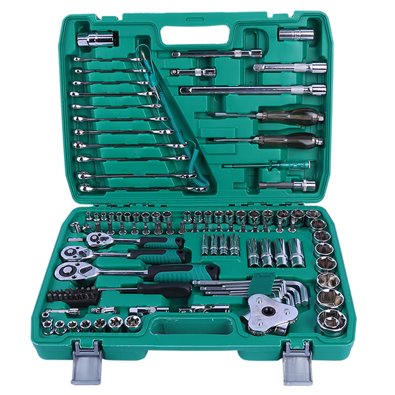 Wrench Set - Set van 121-delige huishoudelijke machines Ratelsleuteldop