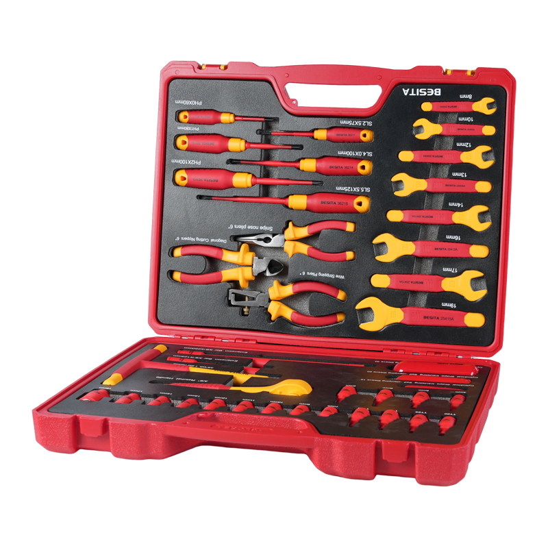 Tool Set - Professionele EV Reparatiegereedschapset 41-delig 1000V geïsoleerde