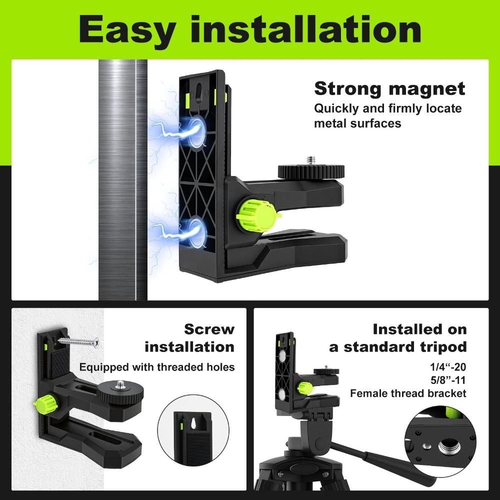 ABS Laserwaterpasbeugel L-vorm - Spirit Level recensie en prijs