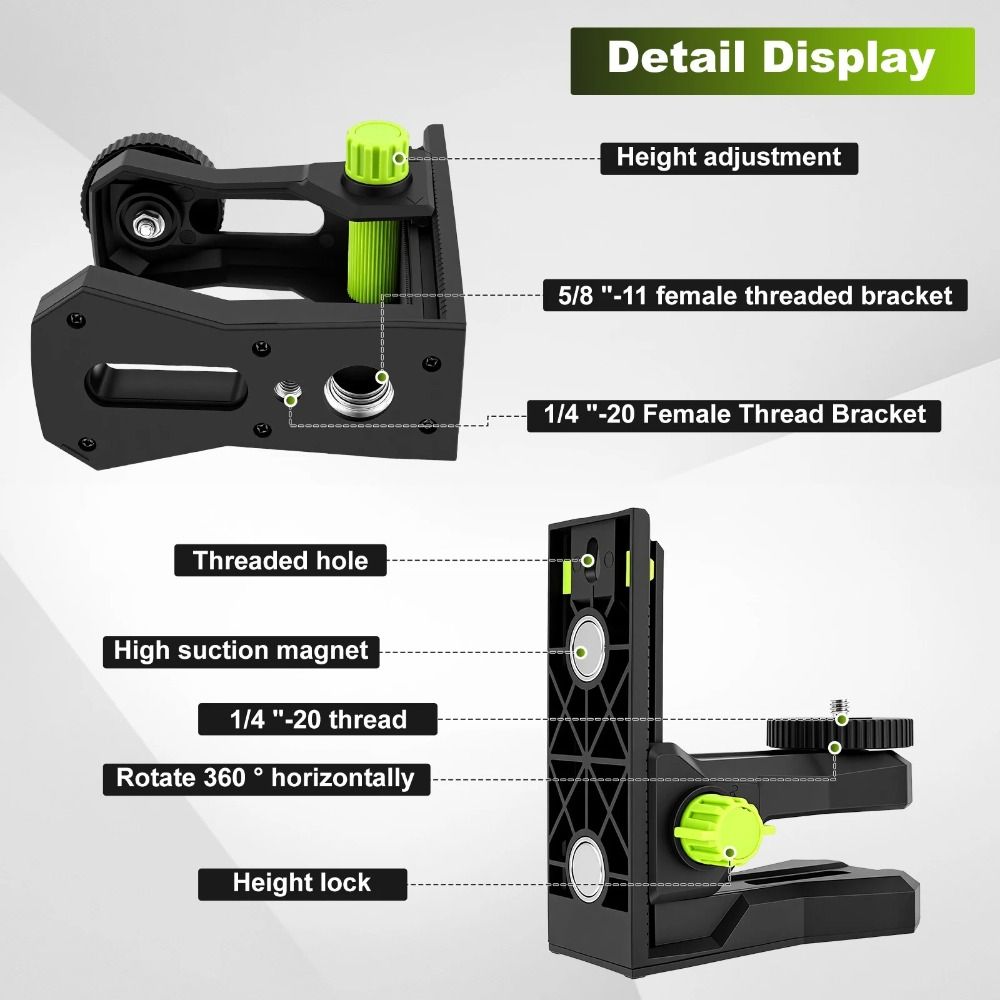 ABS Laserwaterpasbeugel L-vorm - Spirit Level recensie en prijs